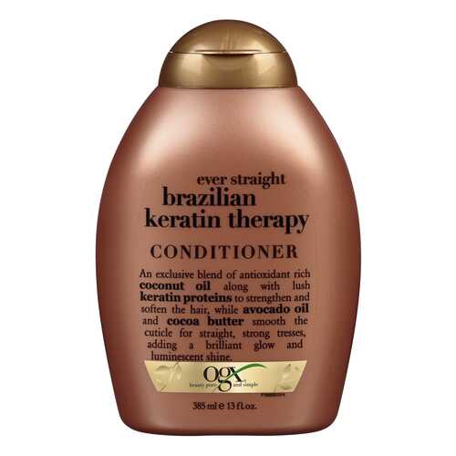 Кондиционер для волос OGX Brazilian Keratin Therapy Ever Straight Conditioner 385 мл в Оптима