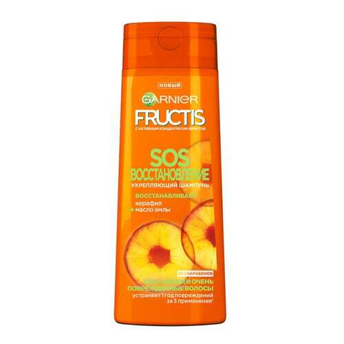 Шампунь GARNIER FRUCTIS SOS Восстановление секущихся кончиков волос 400мл в Оптима