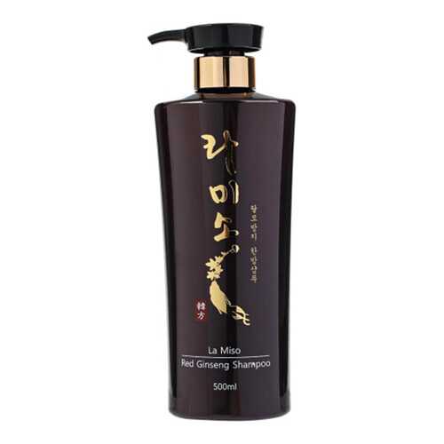 Шампунь La Miso Red Ginseng Shampoo с экстрактом красного женьшеня 500 мл в Оптима