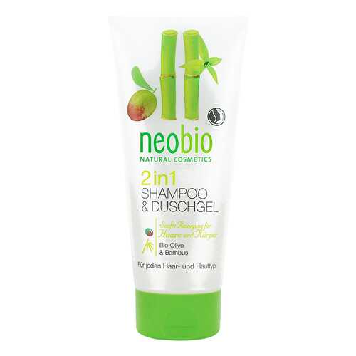 Шампунь neobio 2 in 1 Shower Gel & Shampoo 200 мл в Оптима