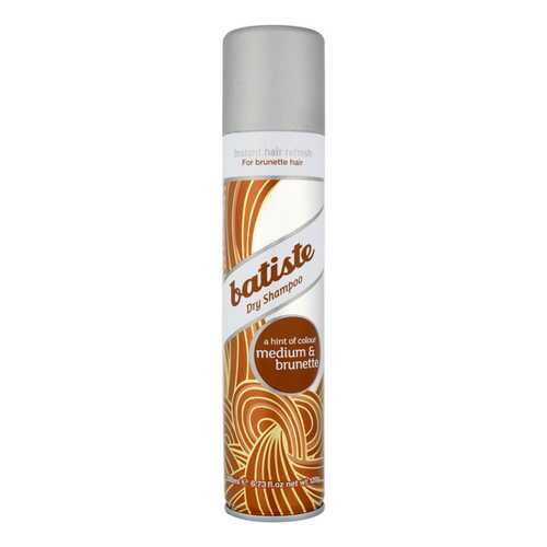 Сухой шампунь BATISTE Medium для шатенок и брюнеток, 200 мл в Оптима