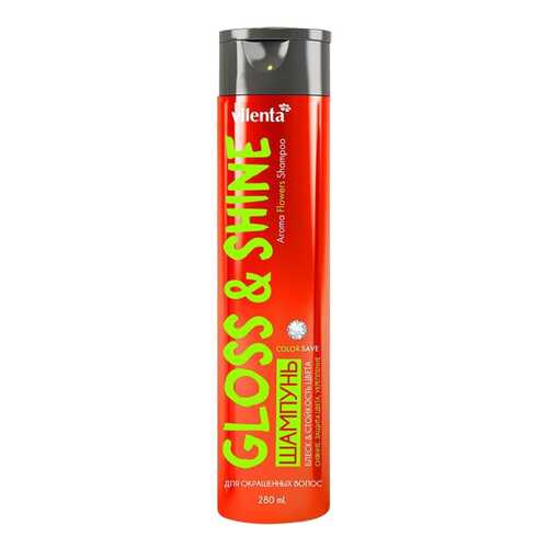 VILENTA Шампунь для окрашенных волос GLOSS&SHINE с комплексом витаминов, 280 мл в Оптима
